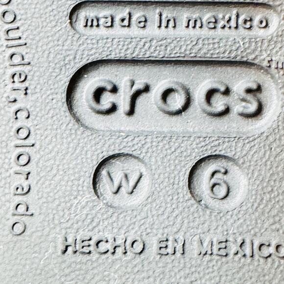 Crocs Shoes Womens 6 Black Kadee Slip On Ballet Flats Comfort Casual Lightweight - Picture 12 of 13